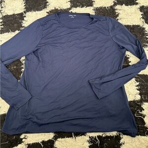 blue lands end rash-guard